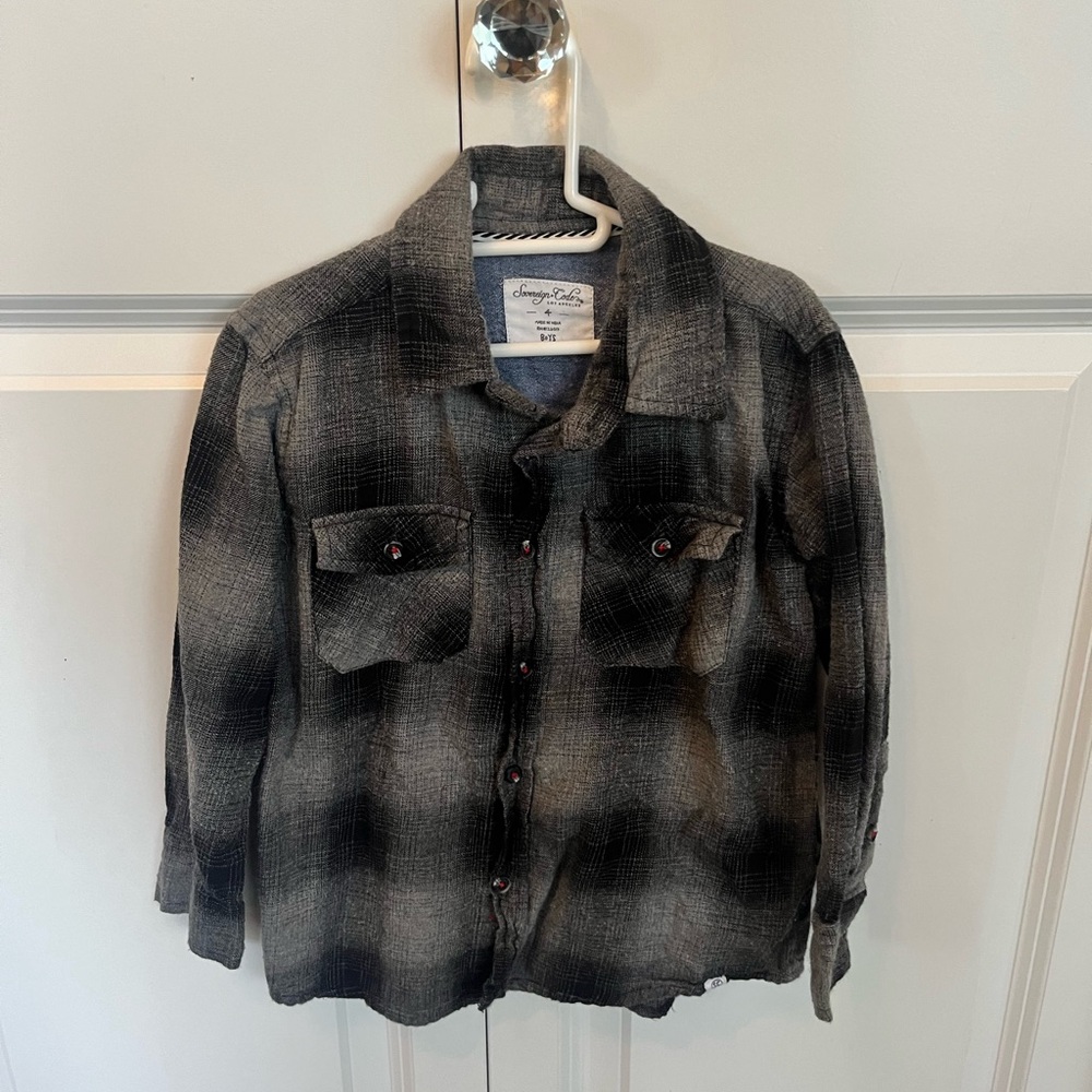 Flannel Button-up Shirt